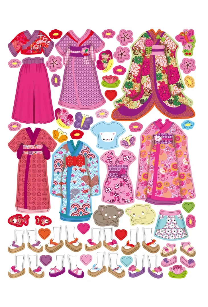 Frigobloc Minimiki Habille Akiko au Japon stickers 300