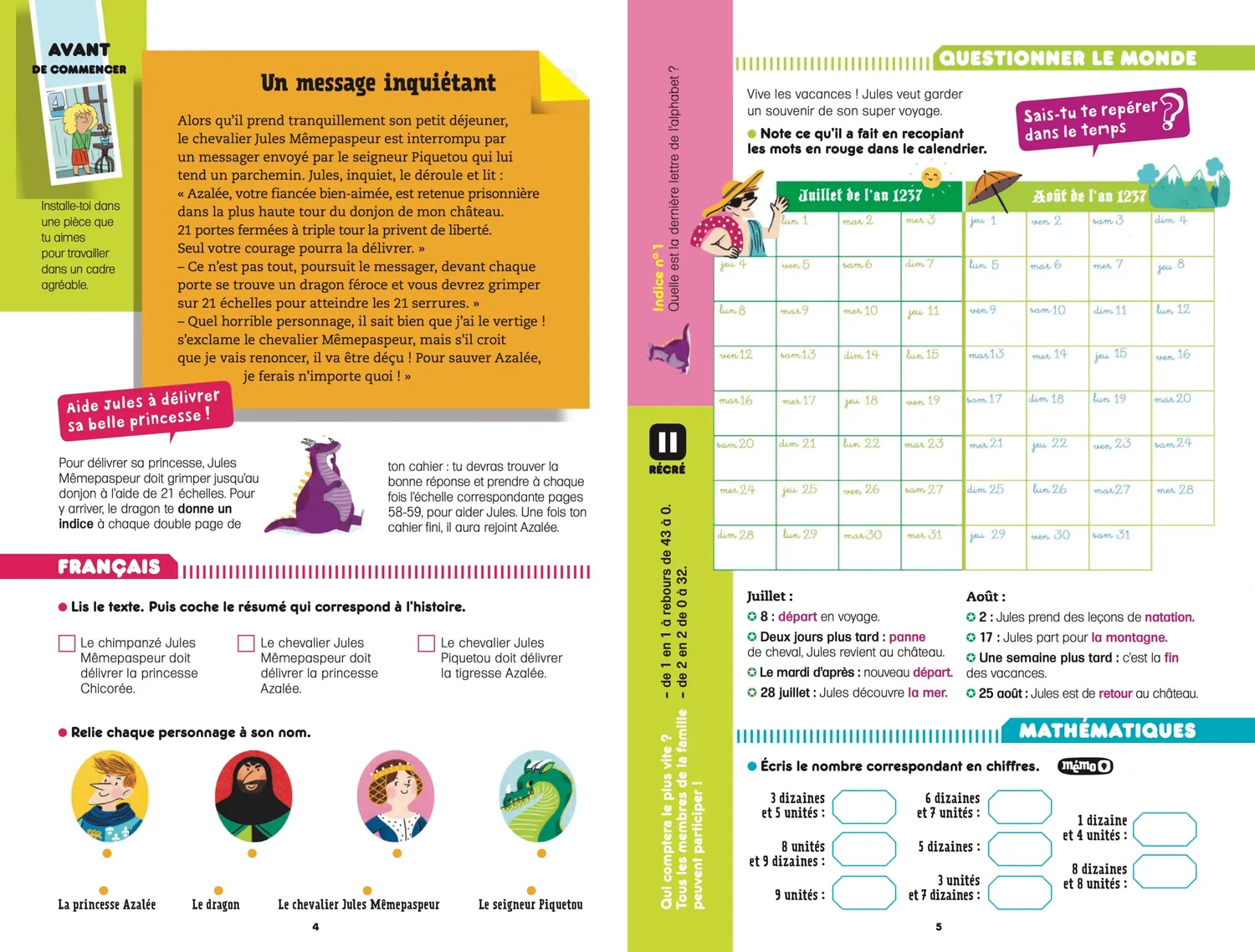 Les Incollables CP au CE1 2026 cahier de vacances 6/7 ans corrigés