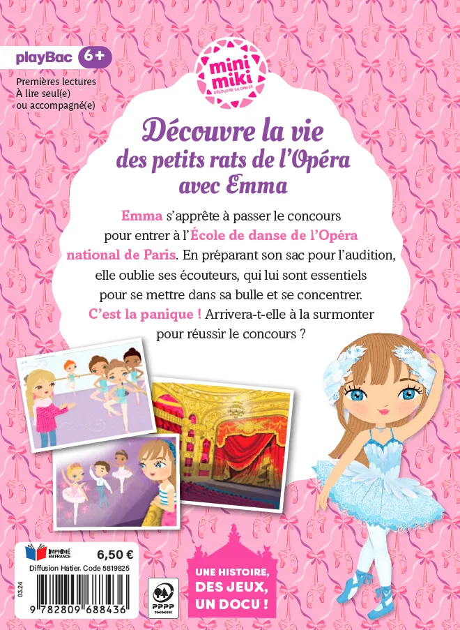 Emma à l'Opéra Le concours des petits rats Tome 1 premier roman
