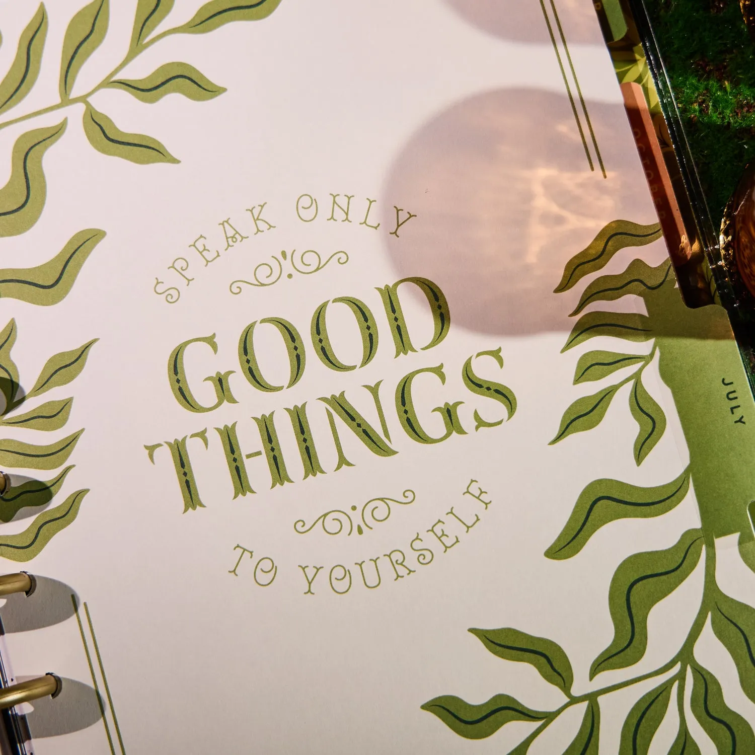 Happy Planner Herbarium agenda 2026 Classic horizontal 12 mois