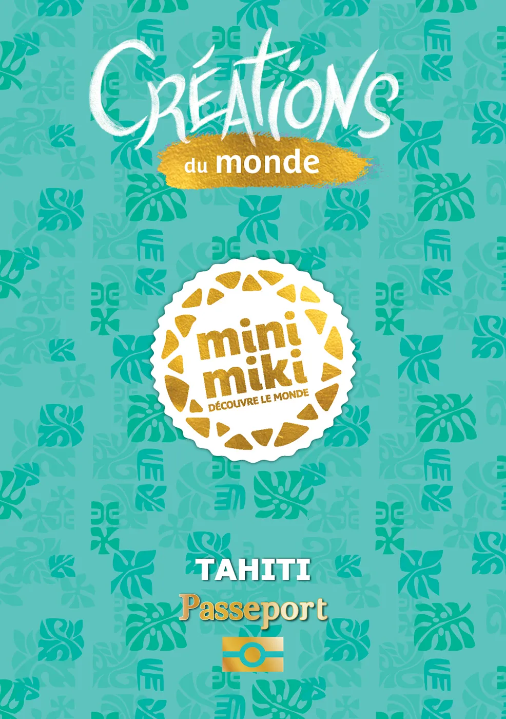 Minimiki Bracelets Tahiti coffret 6 bracelets fleurs Tahiti