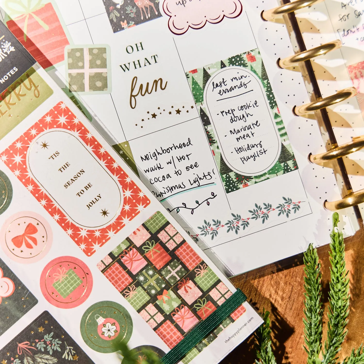 Happy Planner Christmas stickers value pack 543 pièces