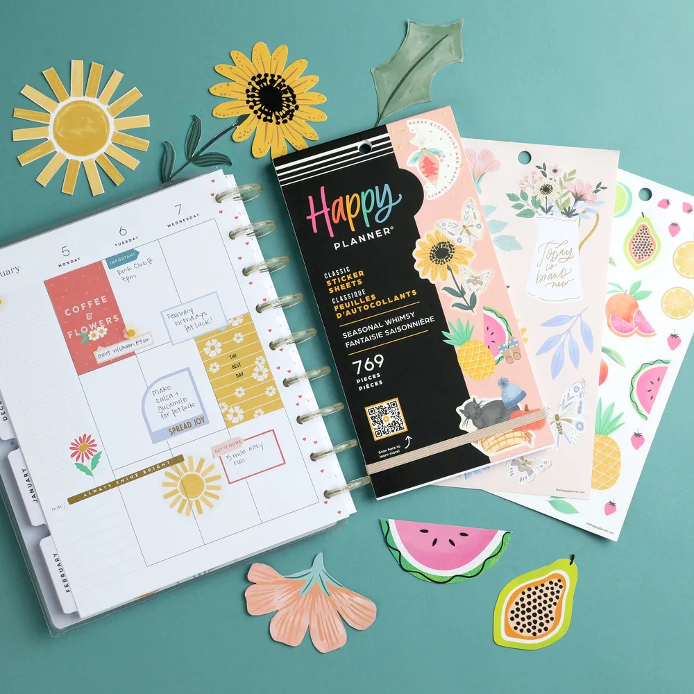 Happy Planner Seasonal Whimsy stickers value pack 769