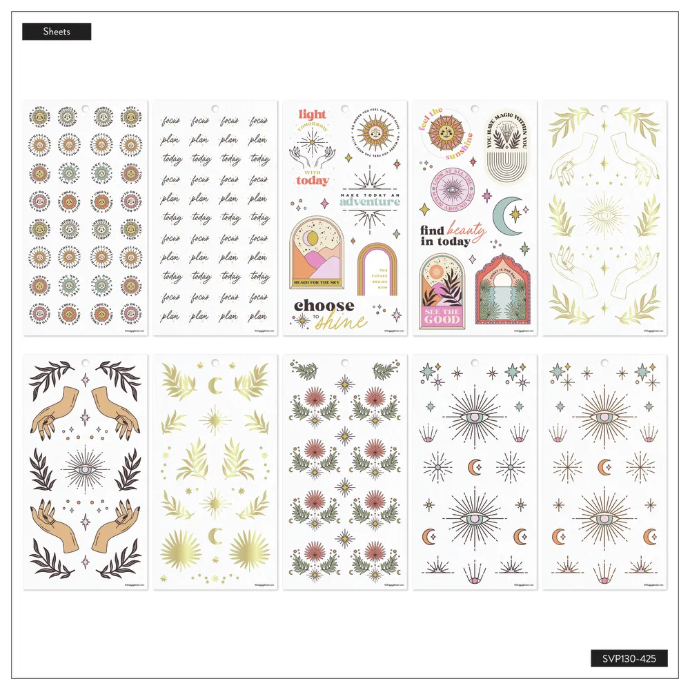 Happy Planner Desert Mystic stickers décoratifs 646 pièces