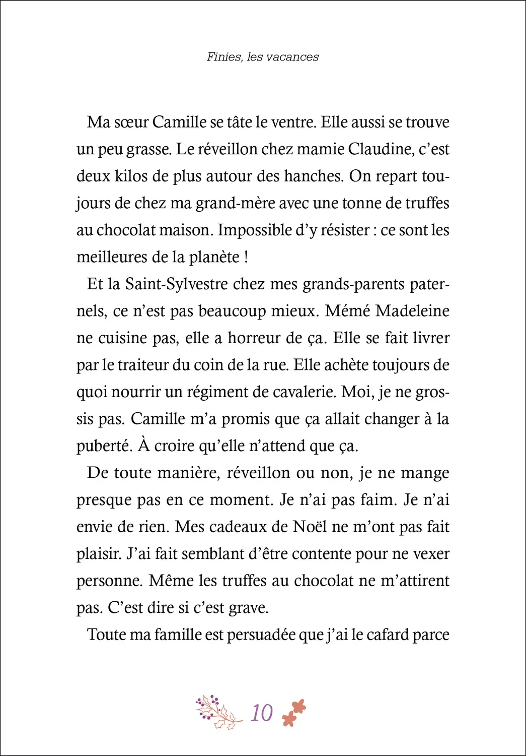 Moi Pénélope 4 Vous avez dit bonne année roman 8-12 ans