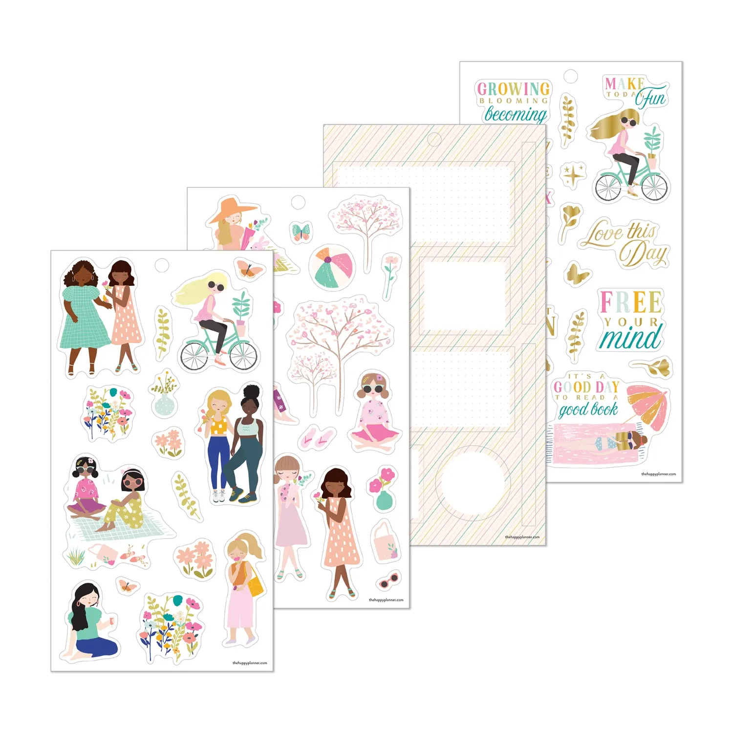 Happy Planner Squad Girls Society stickers value pack 30 planches