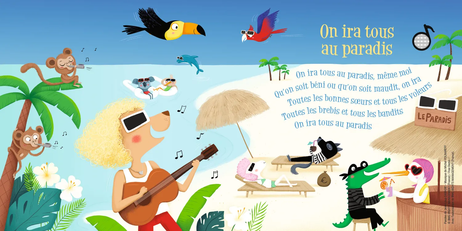 Frigobloc Mon premier Polnareff livre musical 5 sons dès 1 an