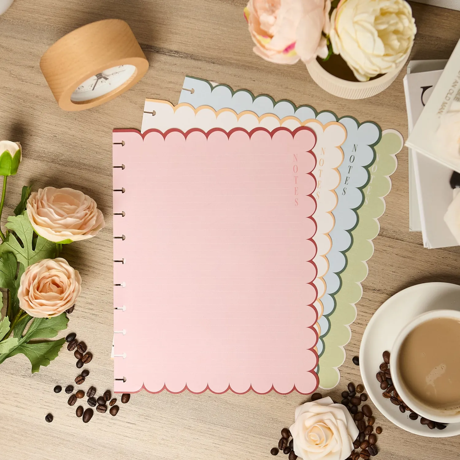 Happy Planner Café Coquette Big papier recharge ligné pointillé 40 feuilles