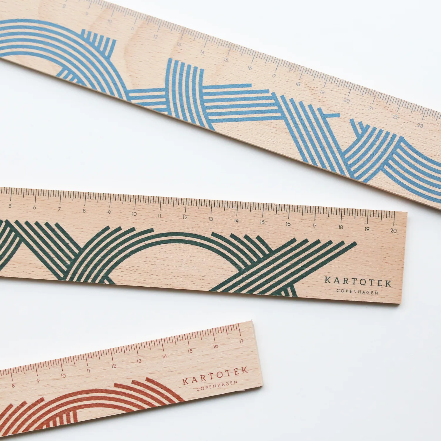 Kartotek Wooden Ruler 20 règle bois 20 cm