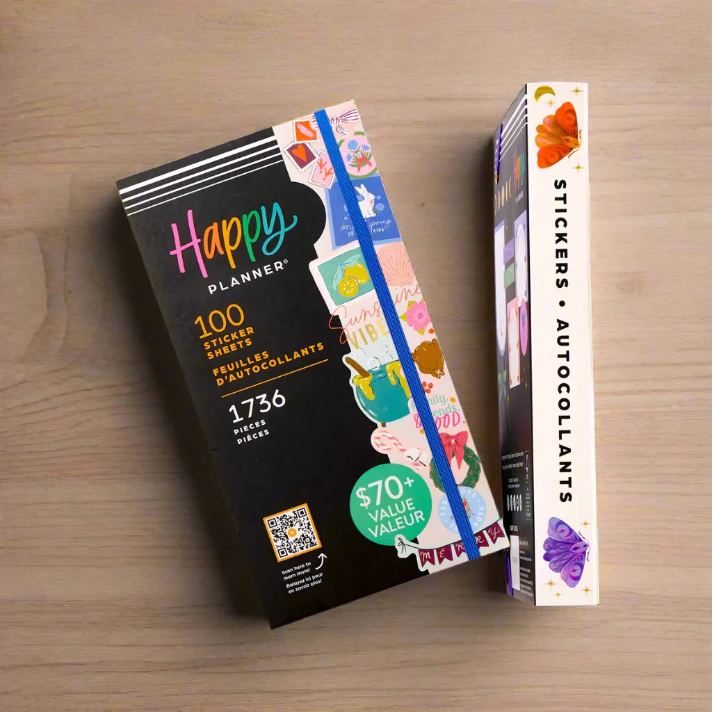 Happy Planner Seasonal Delights Mega Value Pack stickers 100 feuilles saison