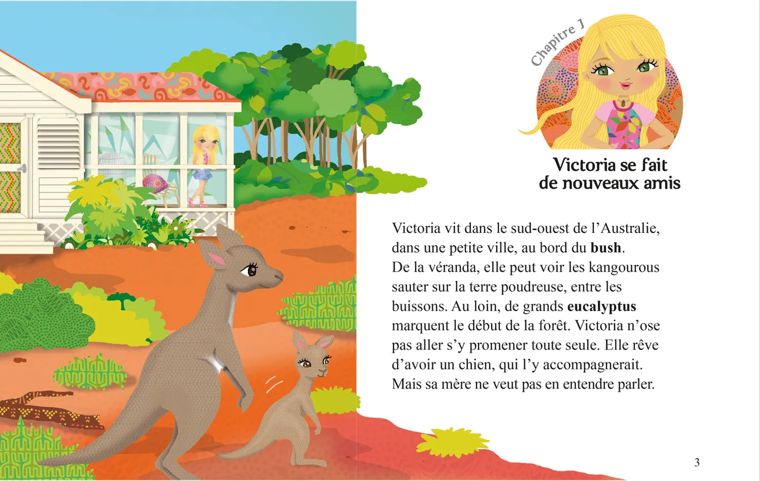 Frigobloc Minimiki Victoria et le chien sauvage livre enfant dès 6 ans