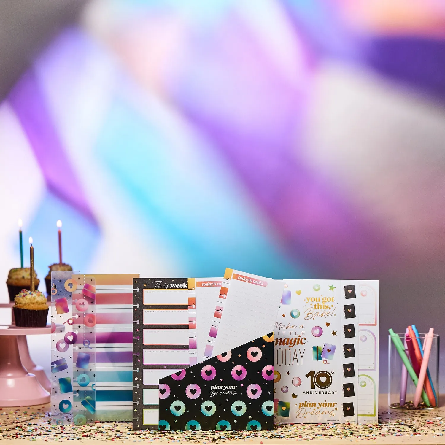 Happy Planner 10 Years of Happy pack accessoires classic