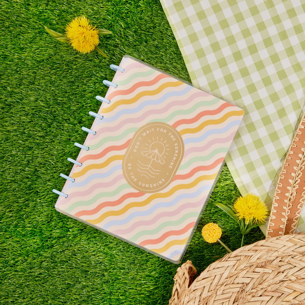 Happy Planner Boardwalk Ice Cream carnet Classic 60 feuilles pointillé