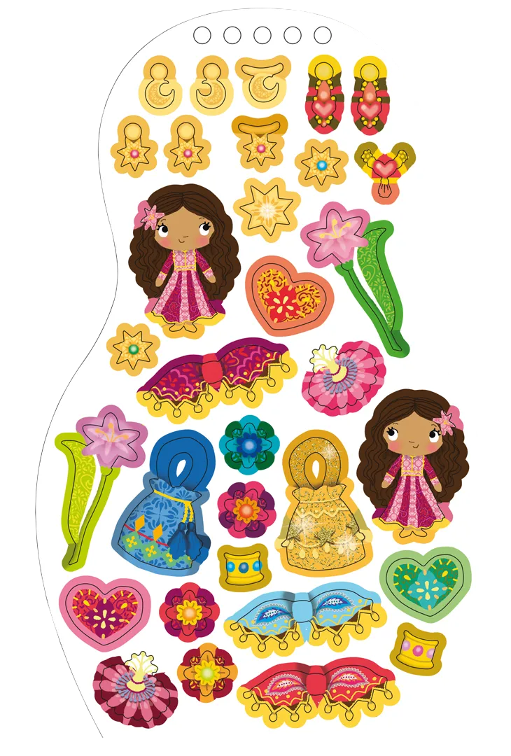 Frigobloc Minimiki Zeina en Jordanie carnet créatif stickers