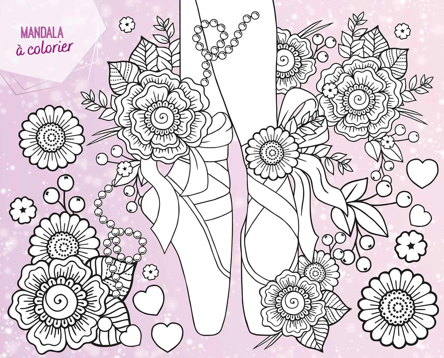 Frigobloc Licornes de rêve carnet créatif ballerines