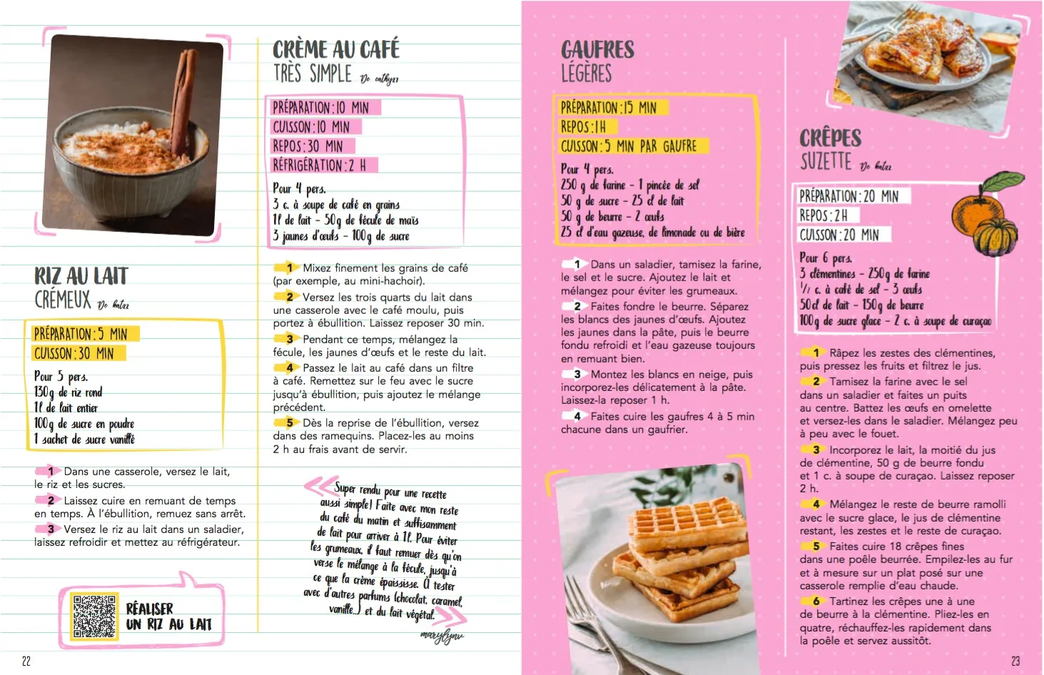 Frigobloc Marmiton Cahier gourmand desserts ultra faciles 75 recettes