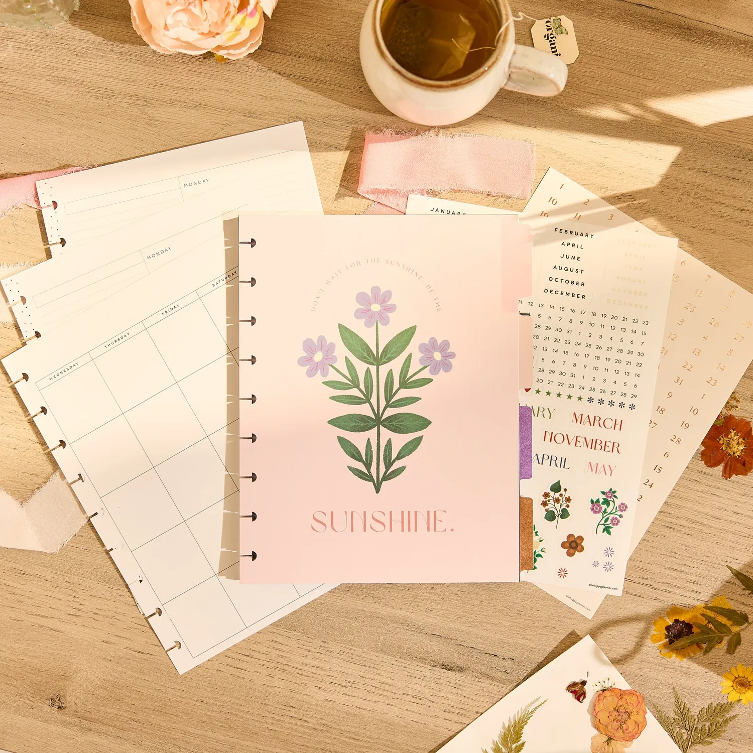 Happy Planner Spring Tapestry extension Classic florale