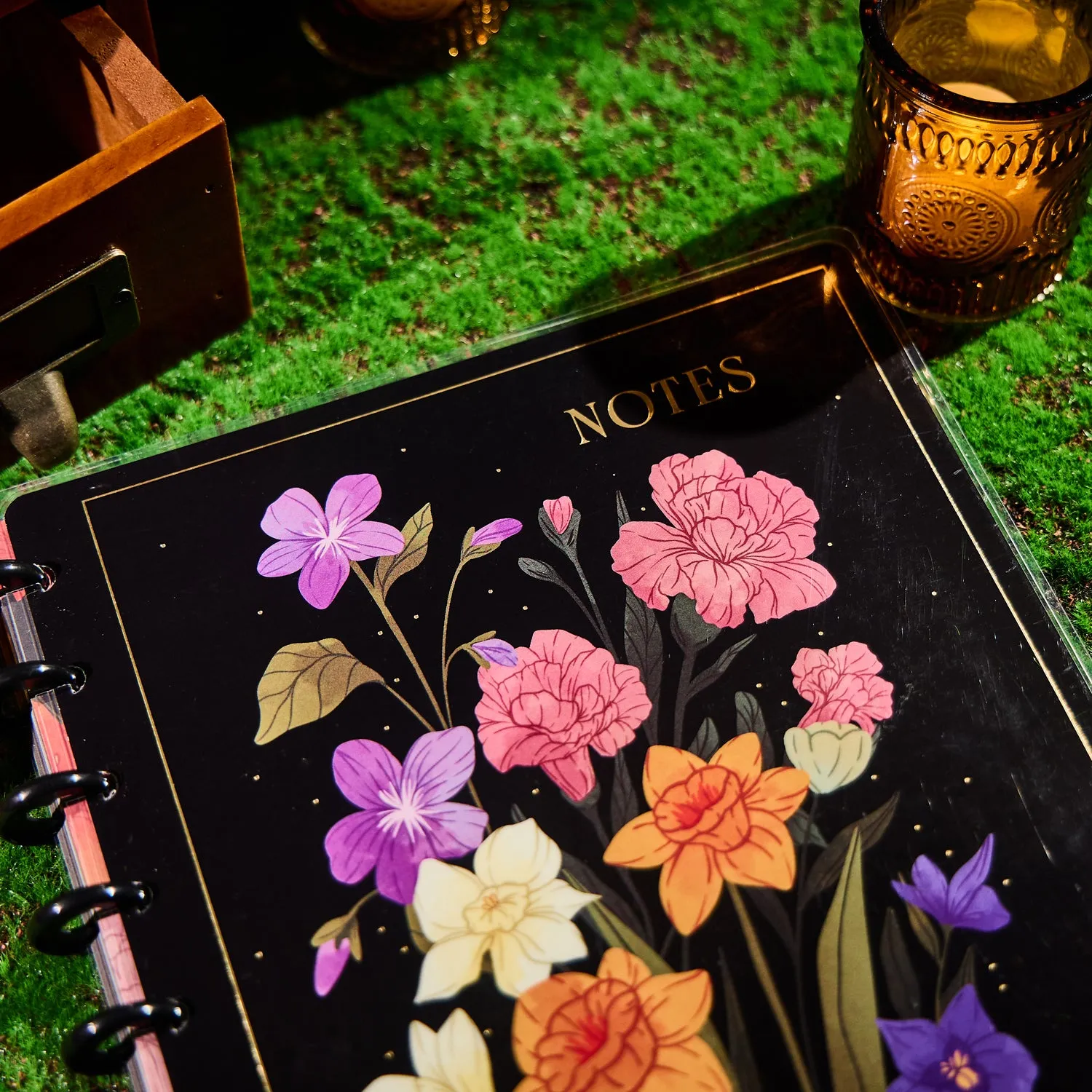 Happy Planner Dark Garden carnet Classic 60 feuilles pointillé