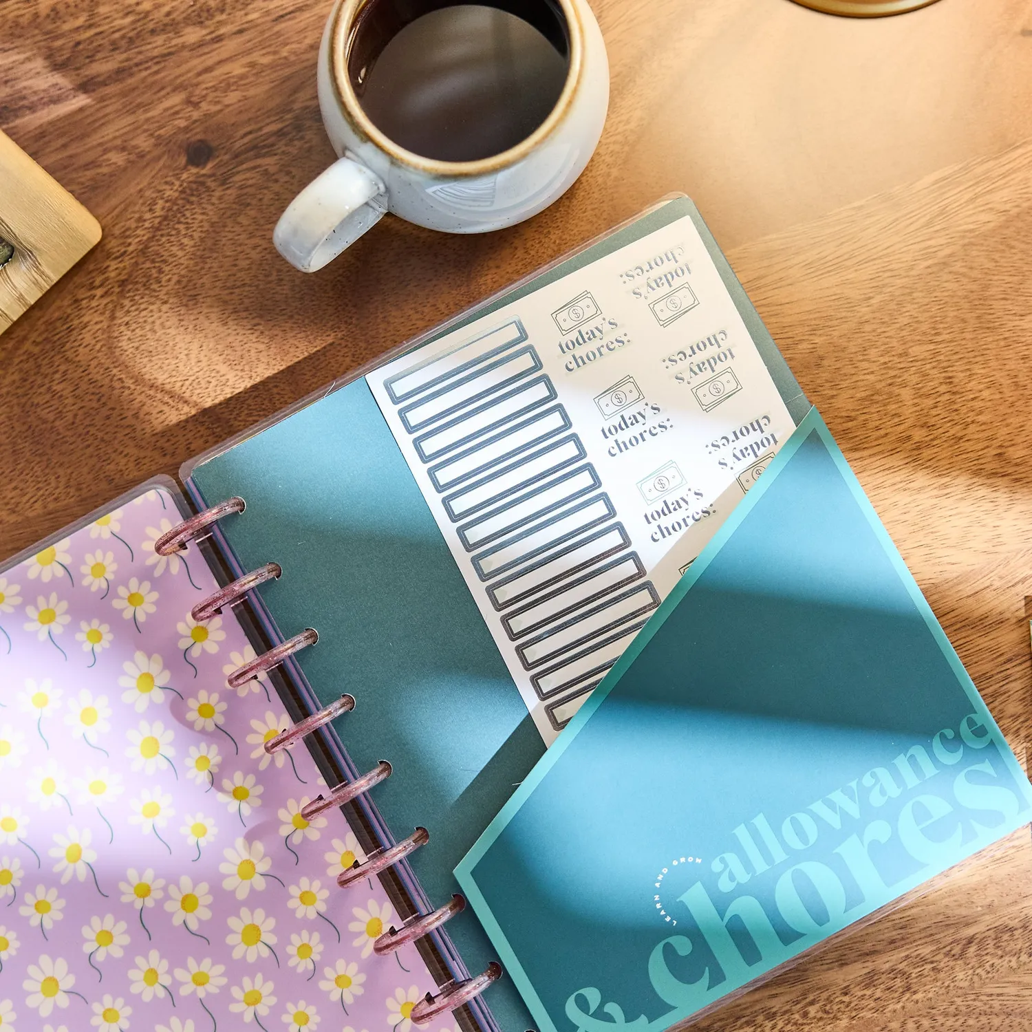 Happy Planner Parenting Allowance Chores accessoires Classic