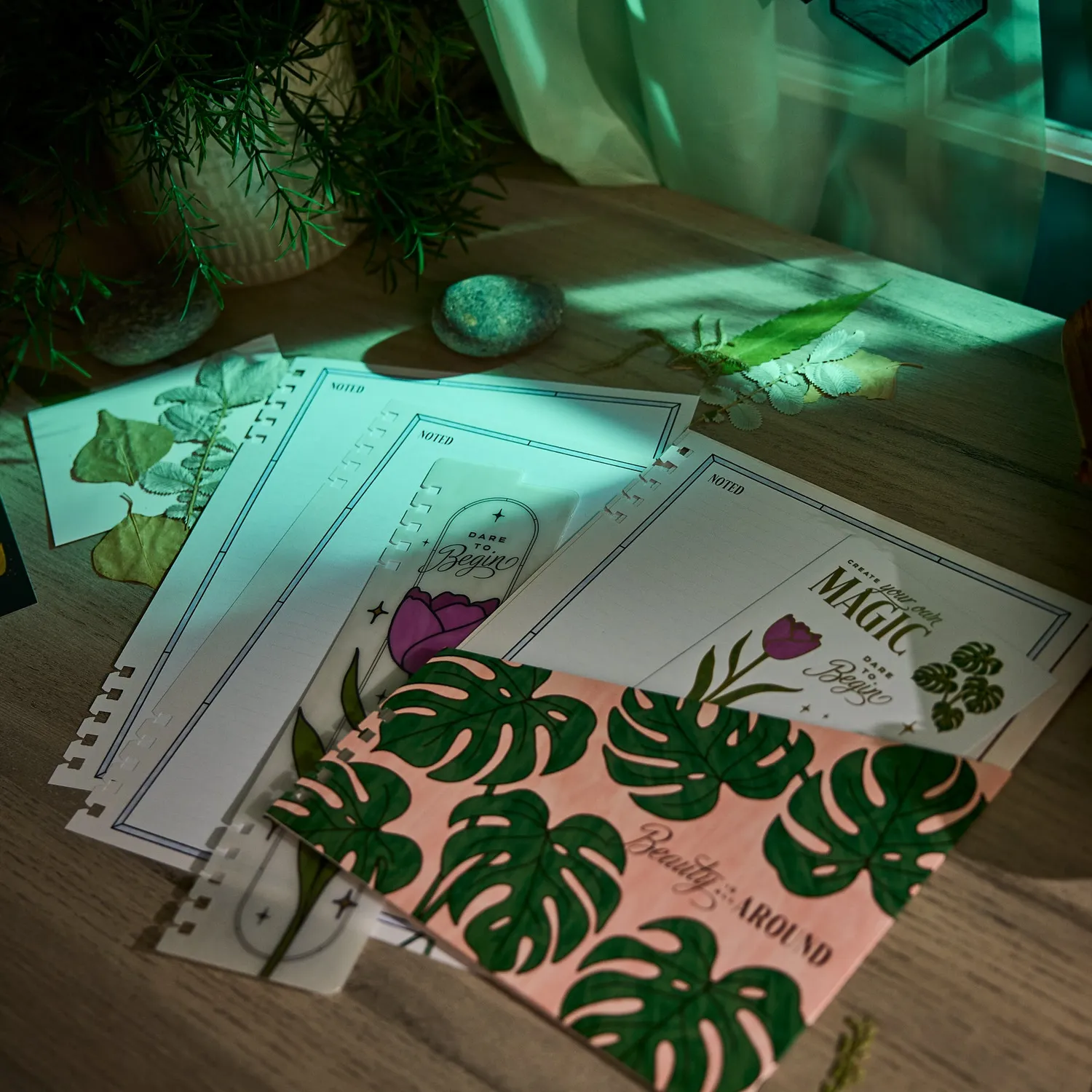 Happy Planner Tinted Mosaic pack accessoires Big floral