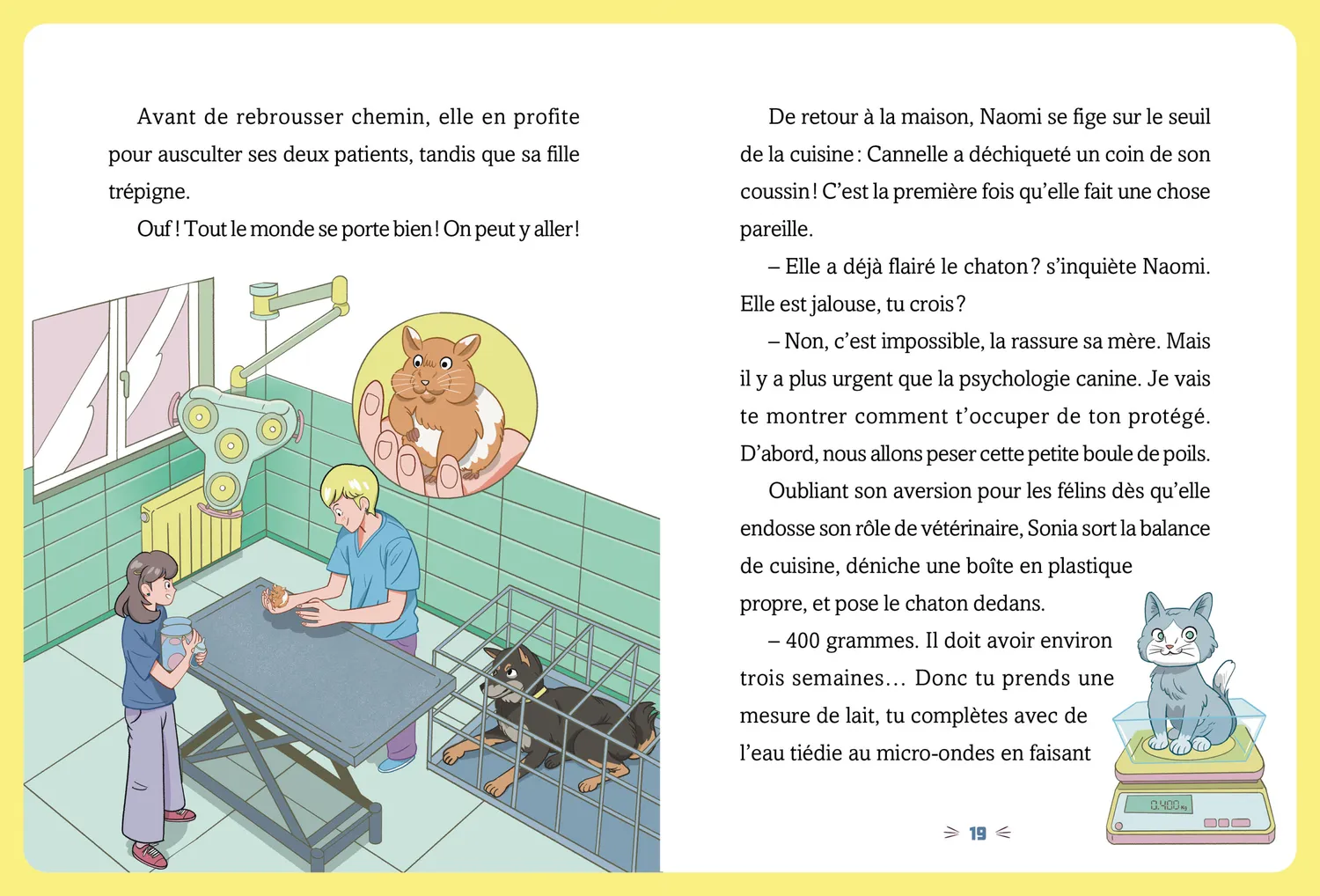 Naomi fille de vétérinaire Chaton surprise Tome 1 roman enfant