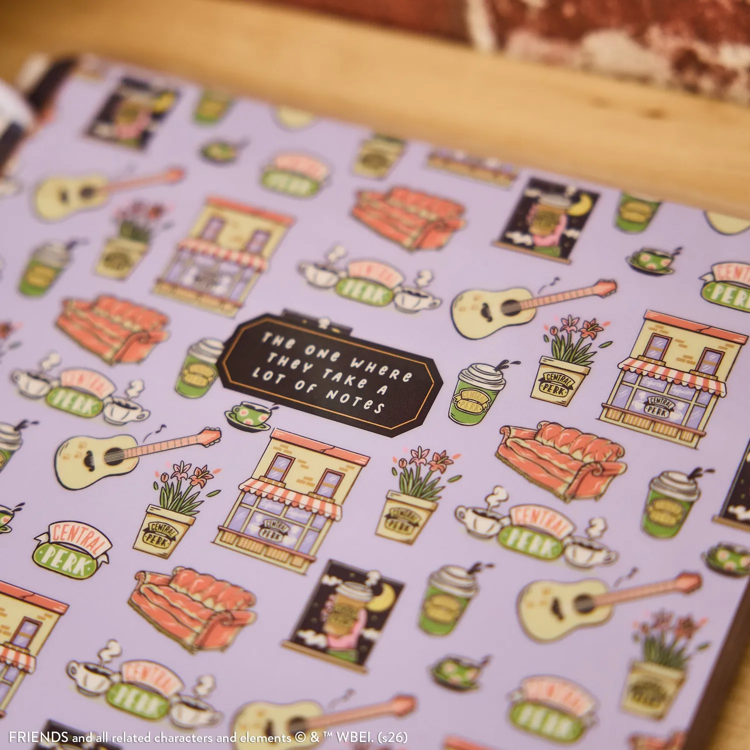 Happy Planner Friends carnet classic 60 feuilles pointillé doré