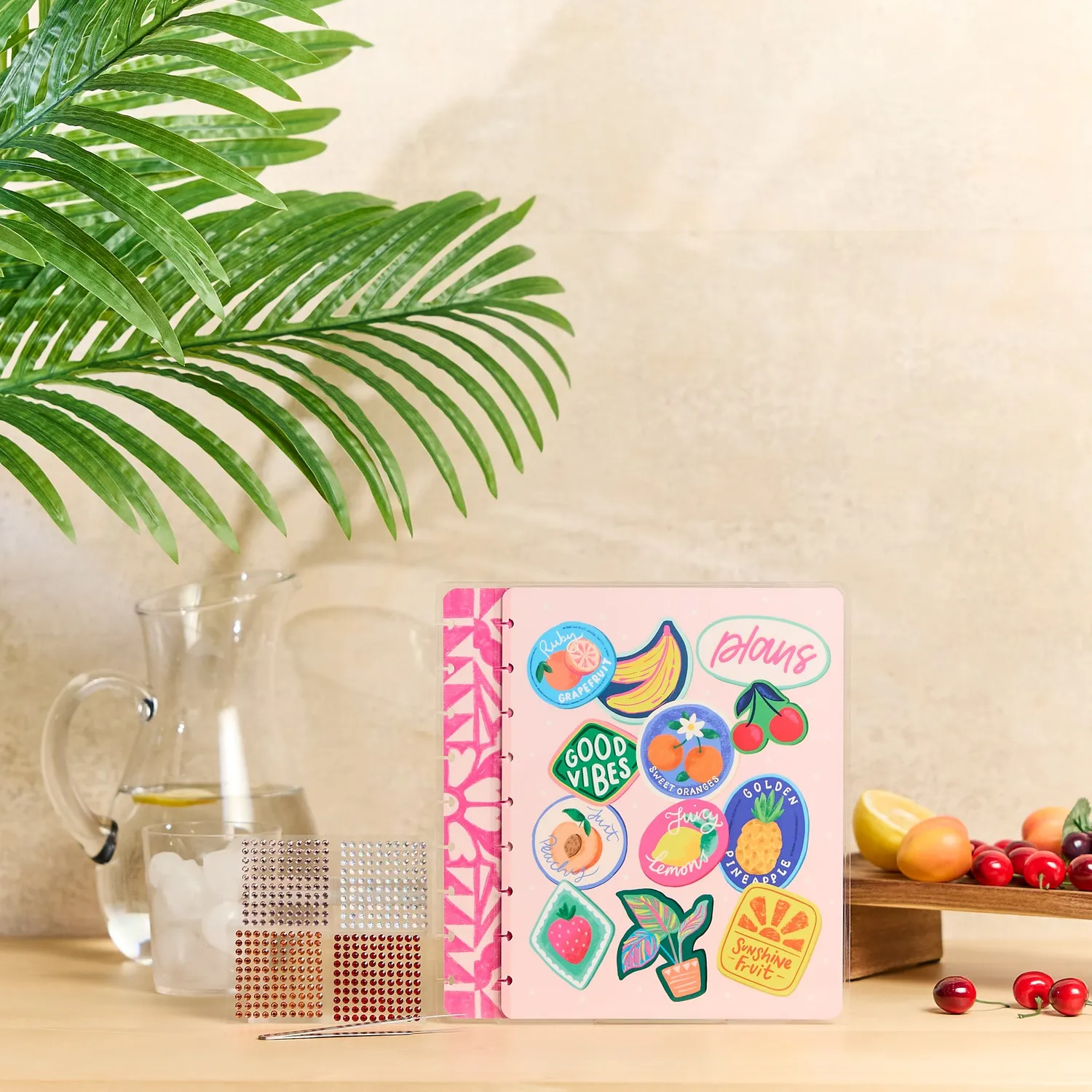 Happy Planner Sweet Plans Classic DIY couverture agenda fruits
