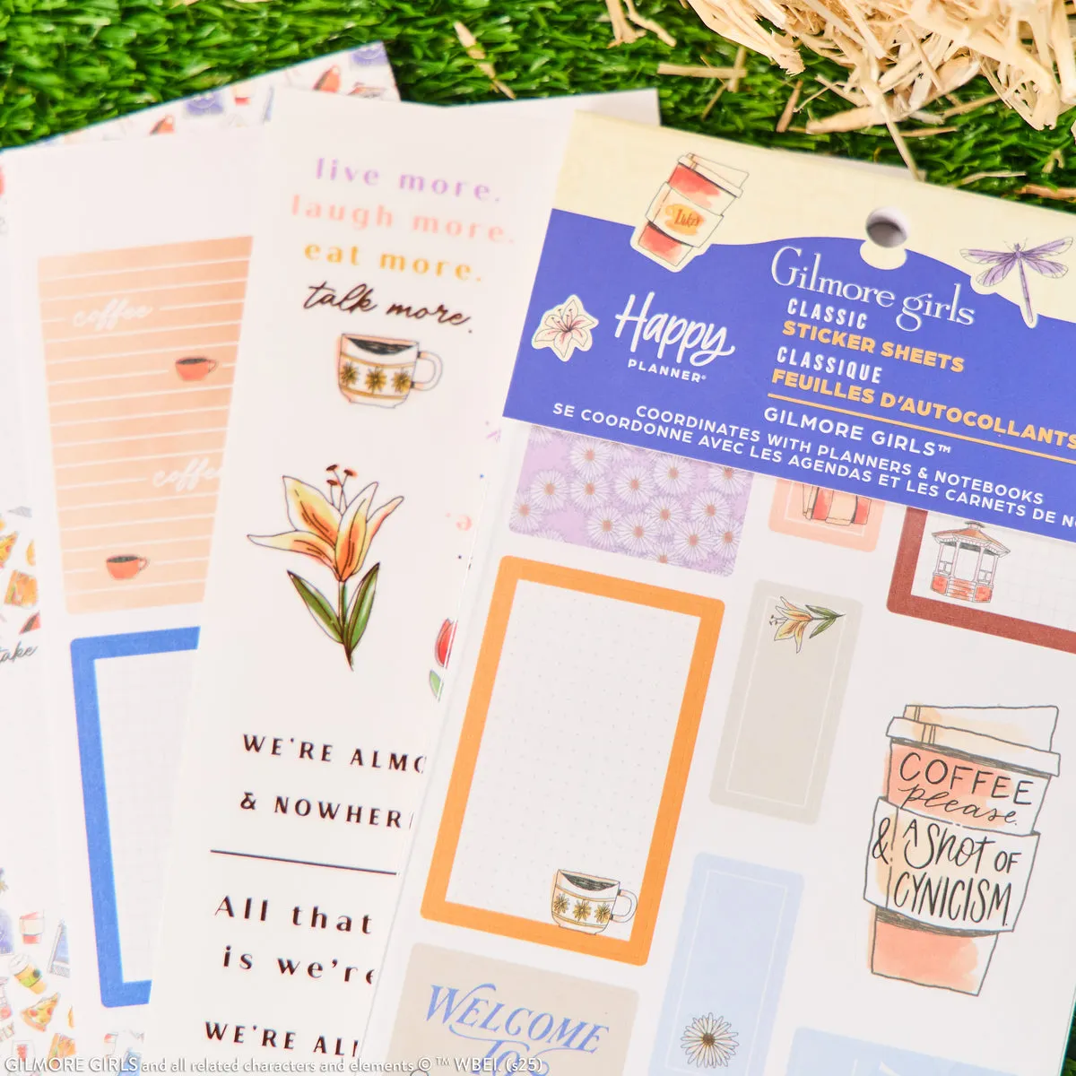 Happy Planner Gilmore Girls stickers classiques 528 stickers