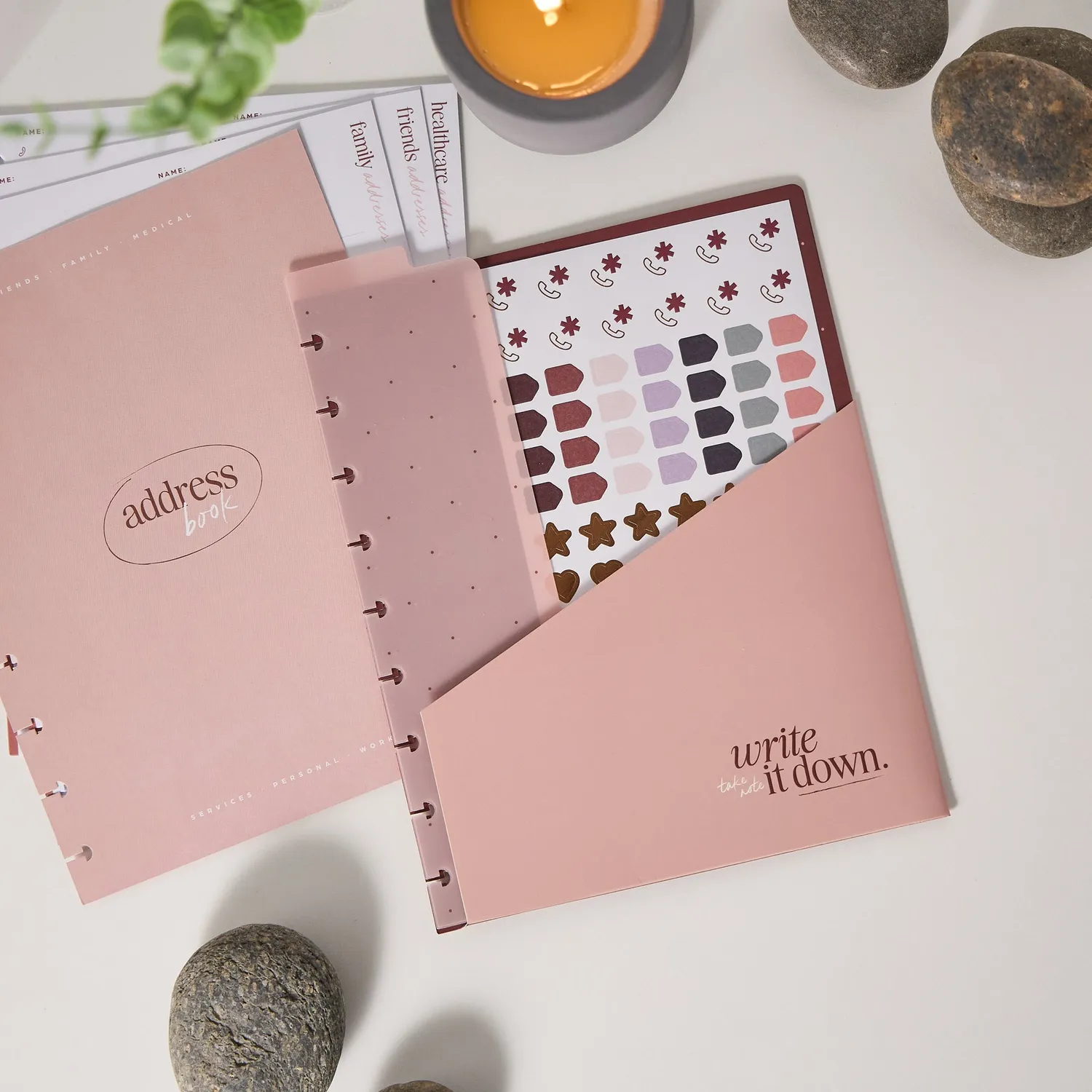 Happy Planner Rise & Align Addresses recharge adresses Classic