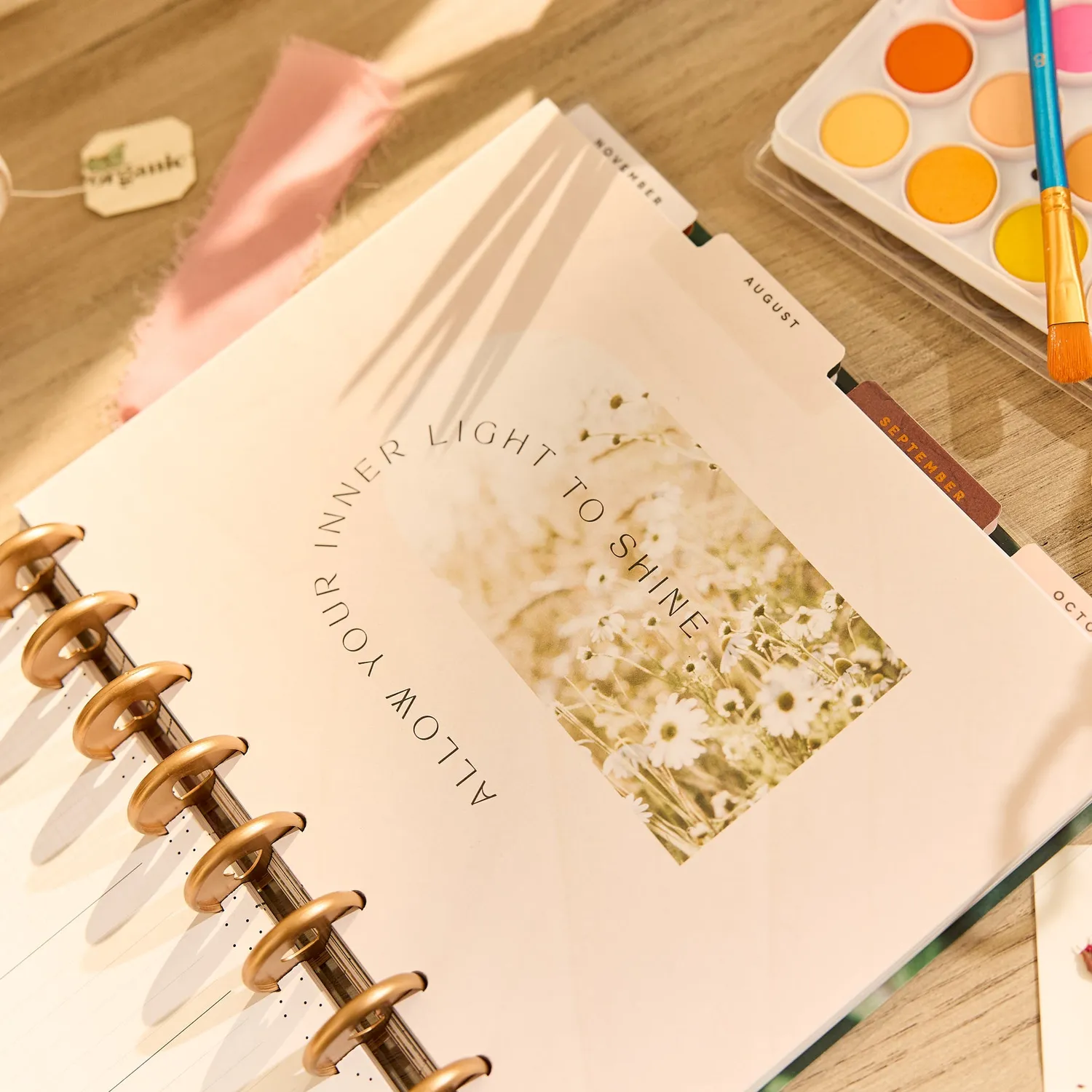 Happy Planner Modern Nature agenda bien-être 2026-2027 Classic