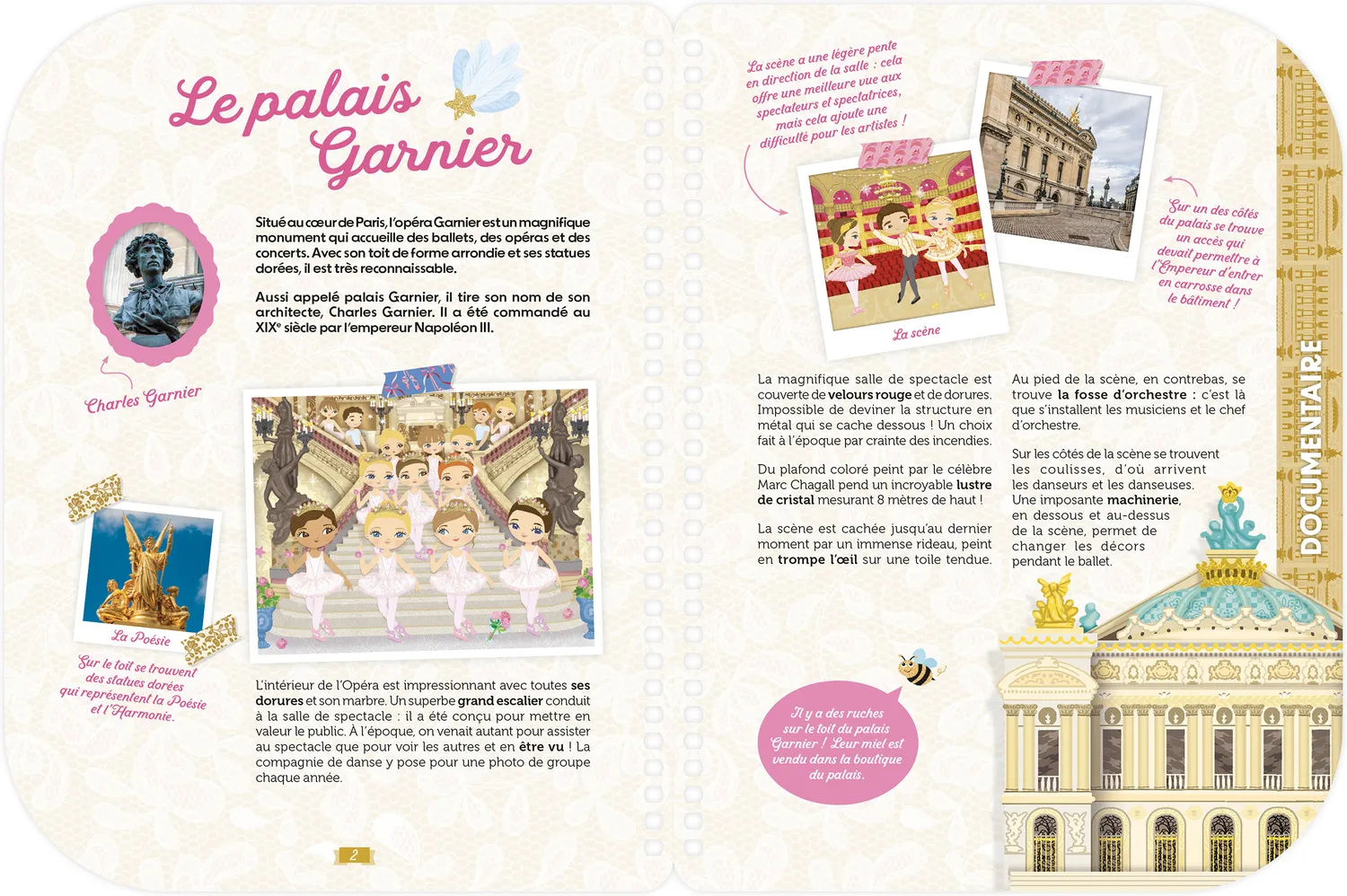 Frigobloc Minimiki Danse à l'Opéra cahier d'activités 220 stickers