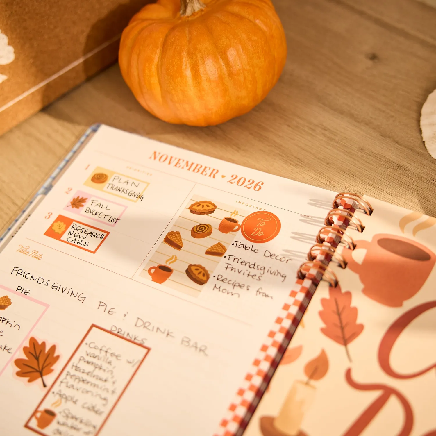 Happy Planner A Festive Year Classic agenda spiral dashboard 12 mois