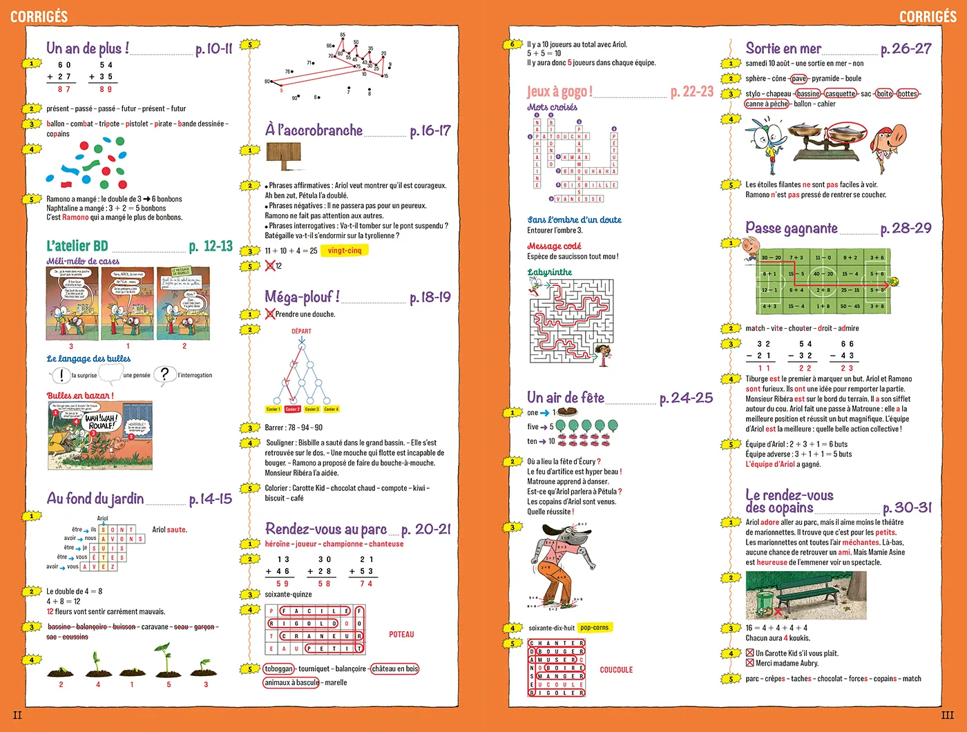 Les Incollables Ariol cahier de vacances CP au CE1 6-7 ans