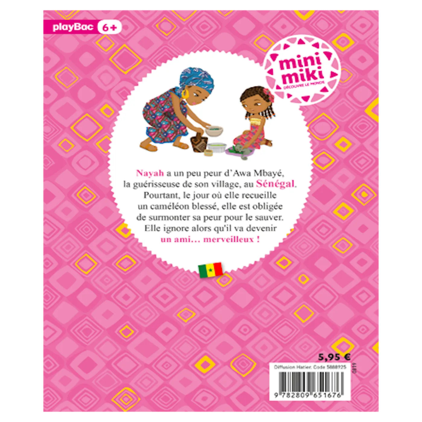 Minimiki Tome 12 Nayah caméléon livre Sénégal 6 ans