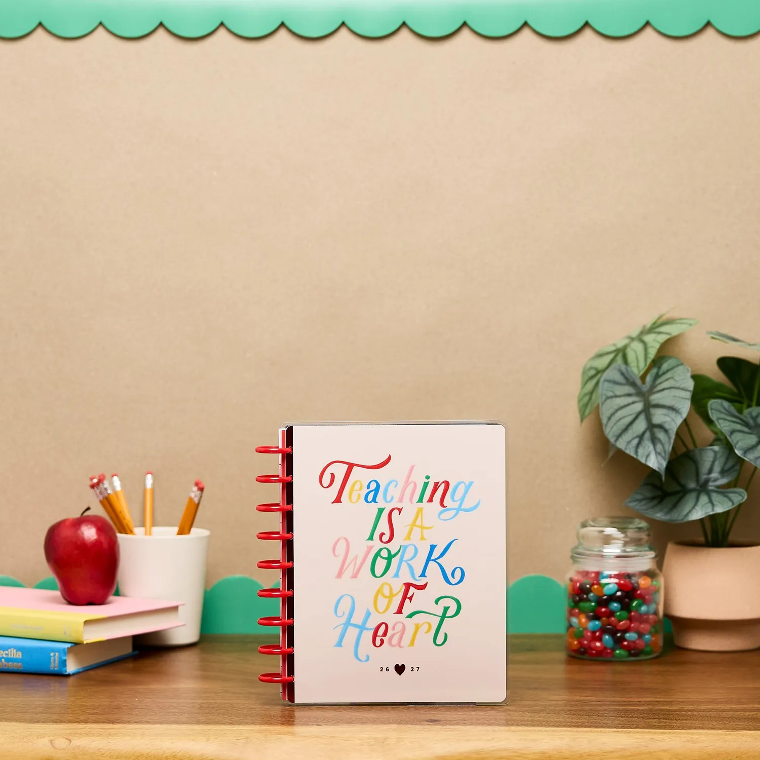 Happy Planner Bright Lessons 2026-2027 agenda enseignant 12 mois