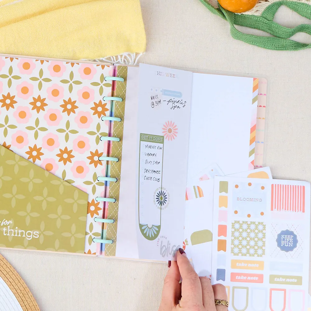Happy Planner Simple Joys kit accessoires Classic à anneaux