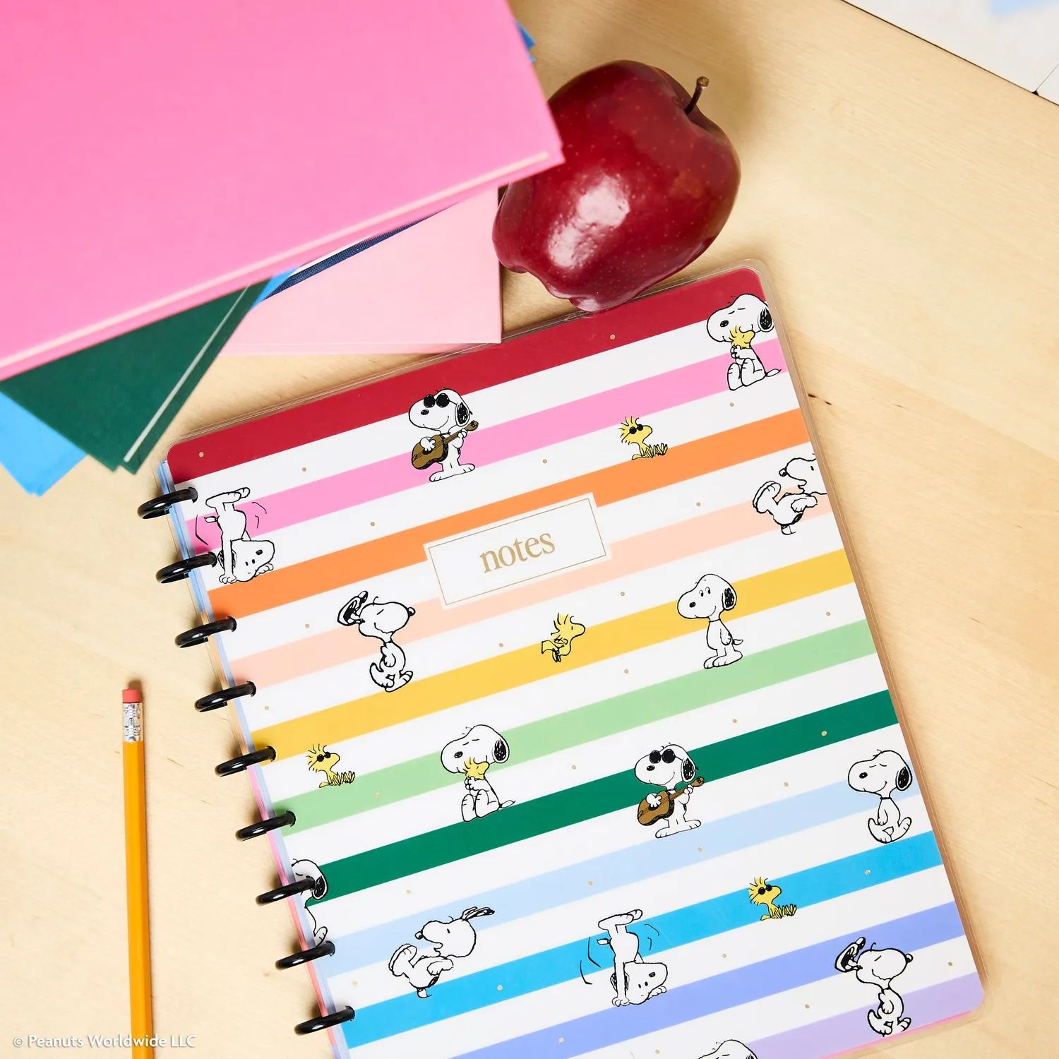 Happy Planner Peanuts carnet pointillé Big 60 feuilles Snoopy