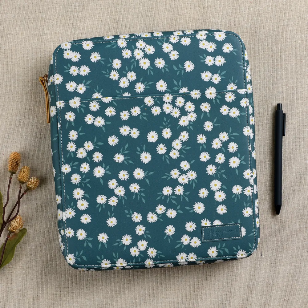 Happy Planner Made to Bloom Classic housse zippée floral