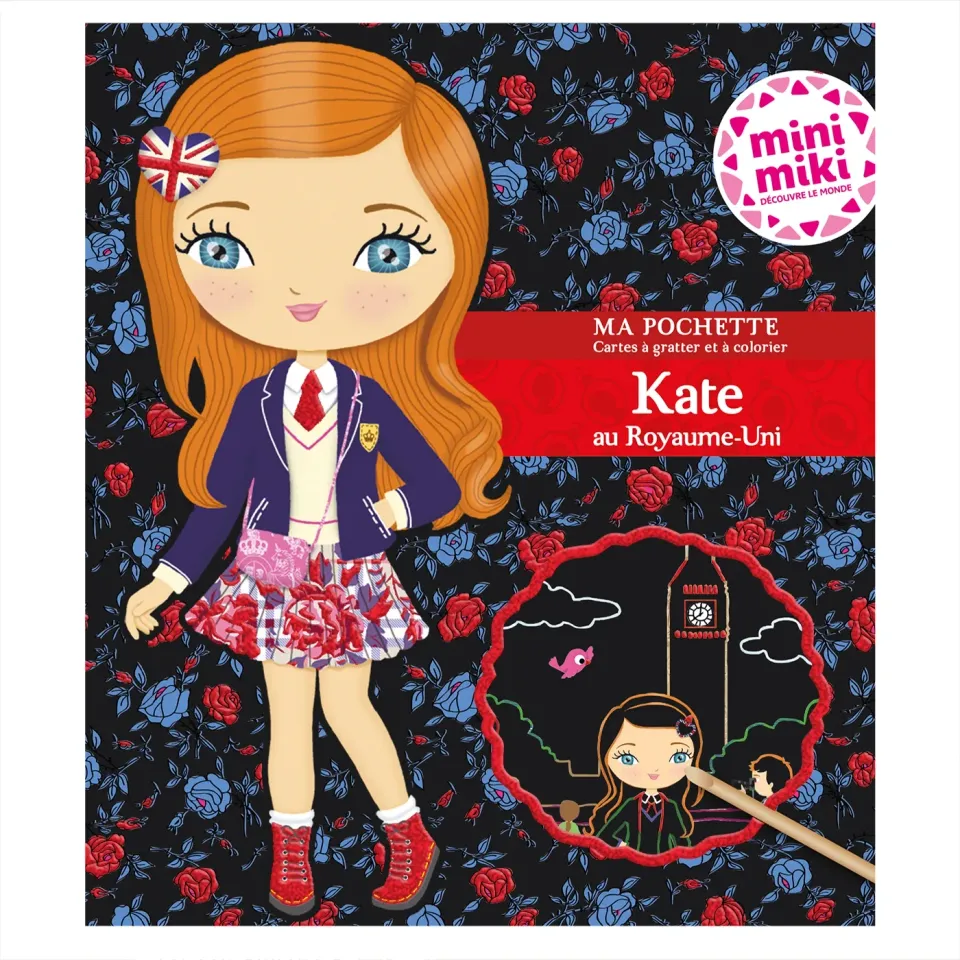 Frigobloc Minimiki Kate pochette cartes à gratter Royaume-Uni