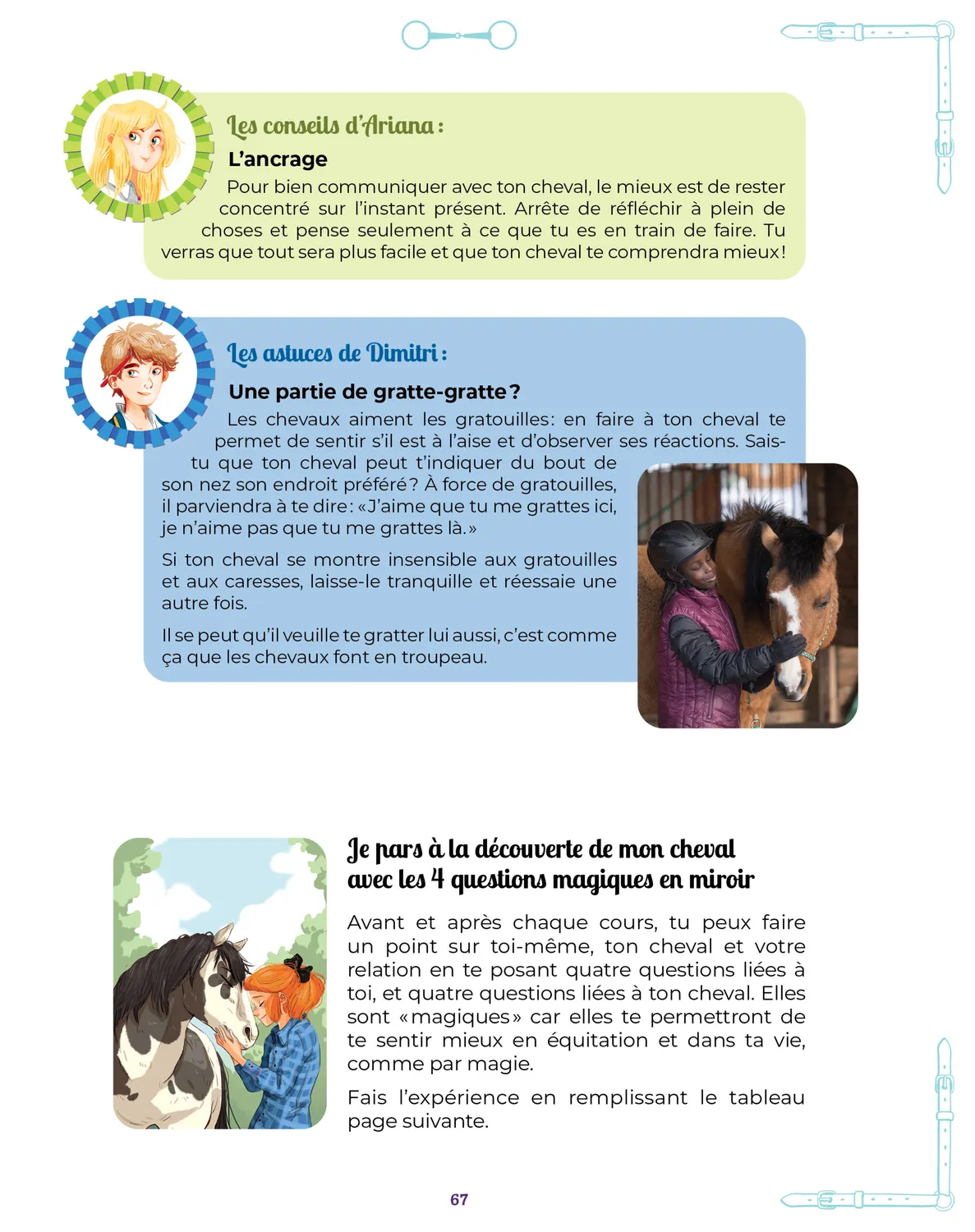 Frigobloc Passe tes galops 1 et 2 livre galops enfant FFE