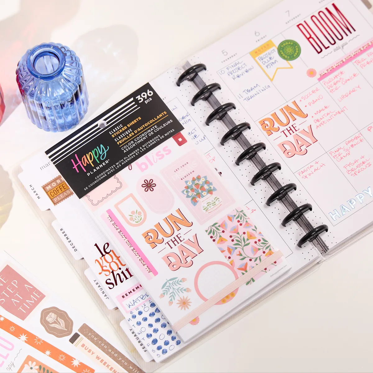 Happy Planner Coordinated Colors stickers value pack 396