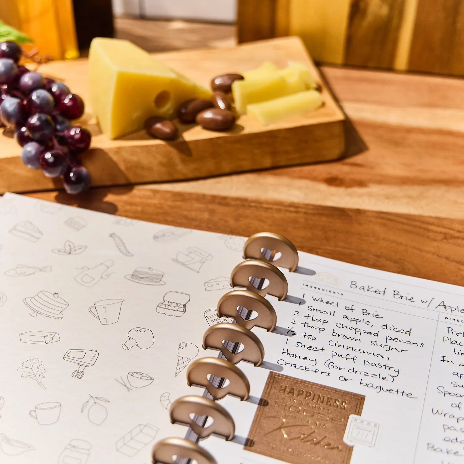 Happy Planner Rustic Roots journal repas Classic 80 pages