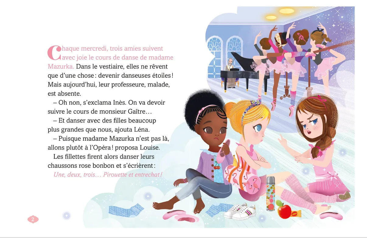 Frigobloc Une, deux, trois Danseuses Trac à l'Opéra tome 3 roman