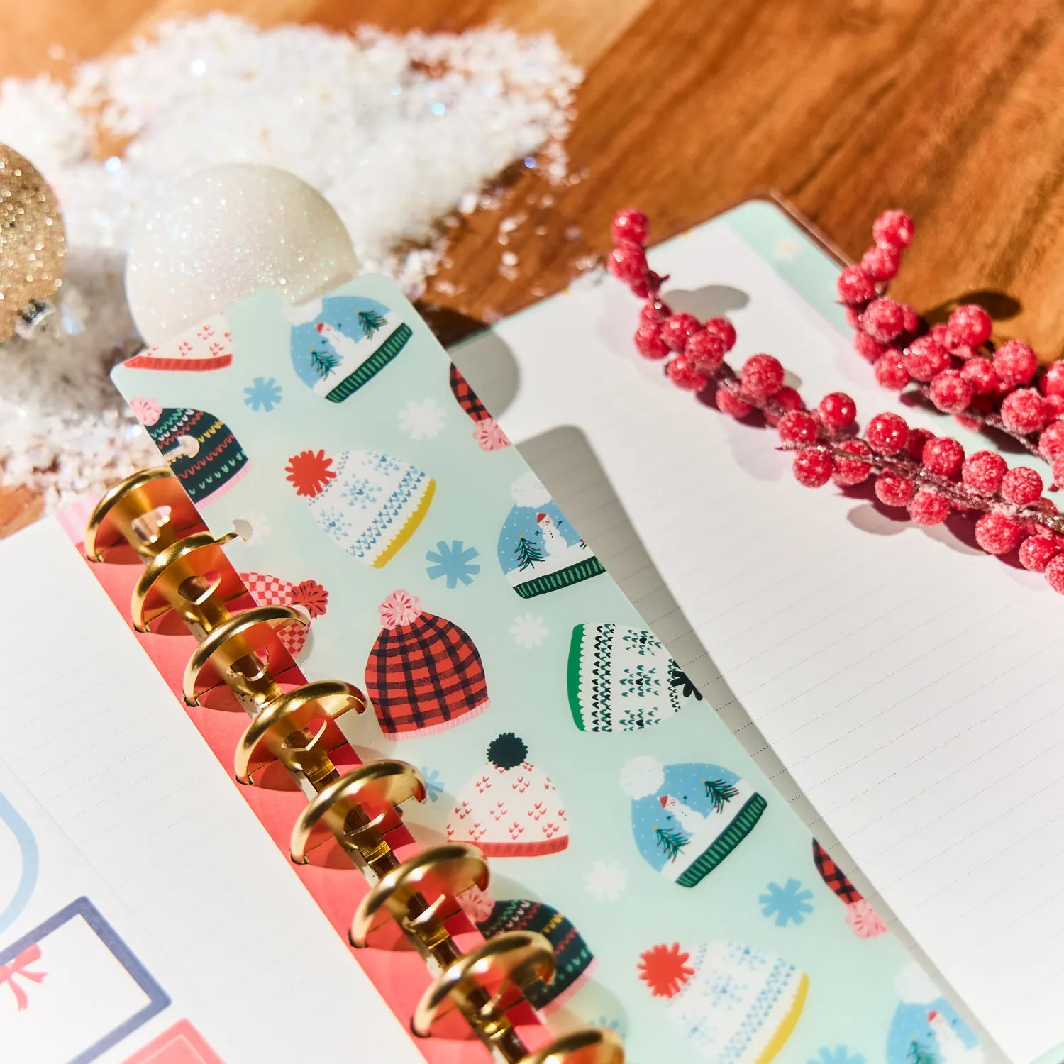 Happy Planner Seasonal Charm Classic kit accessoires hiver