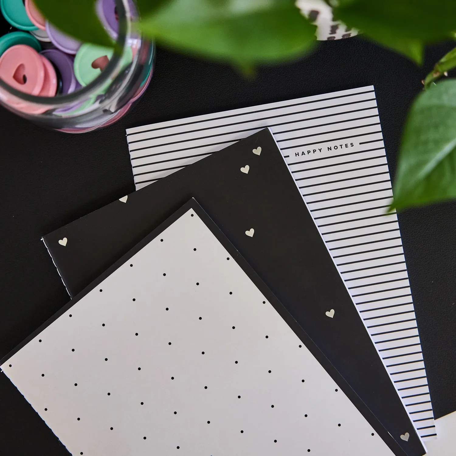 Happy Planner Love L+S carnets A5 pointillés lot de 3