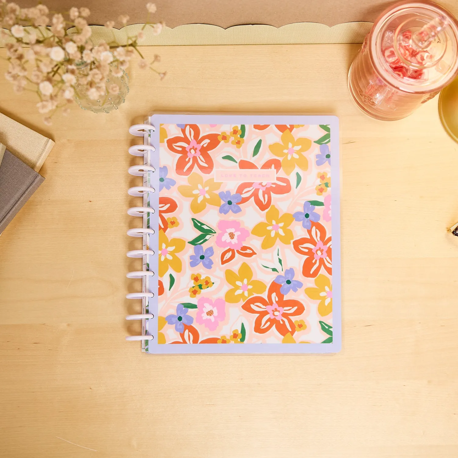 Happy Planner Blossom Bright 2026-2027 agenda professeur Big