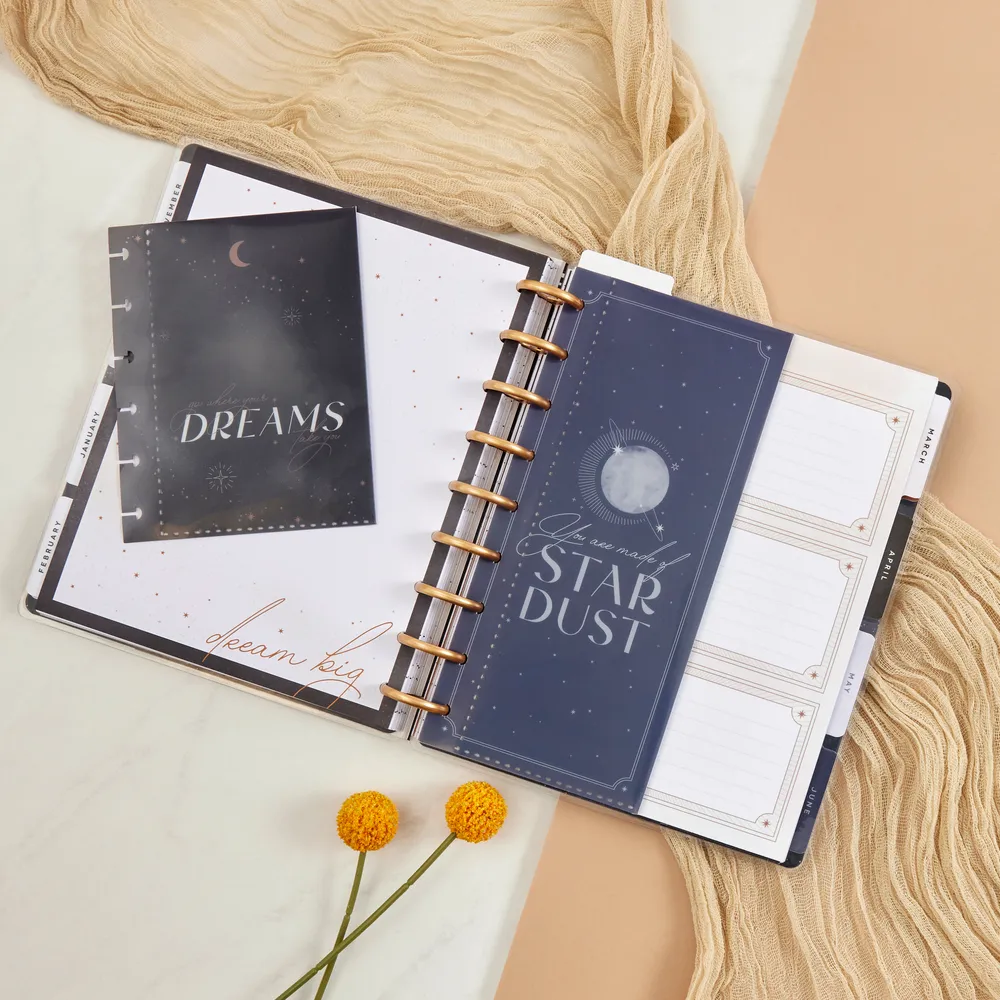 Happy Planner Sophisticated Stargazer compagnon Classic à anneaux