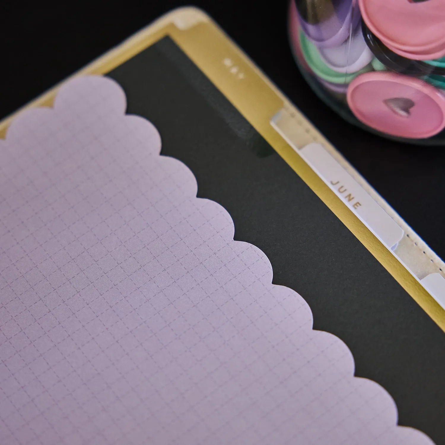 Happy Planner Love L+S papier recharge Classic 40 feuilles pastel