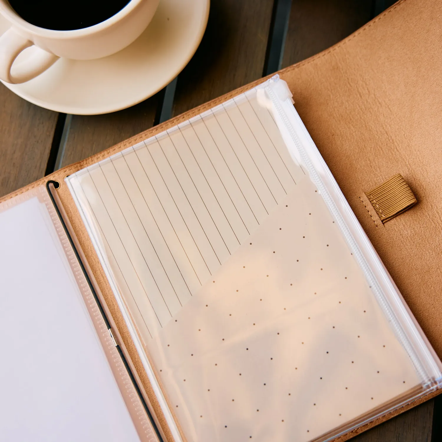 Happy Planner Folio pochette vinyle transparent A5