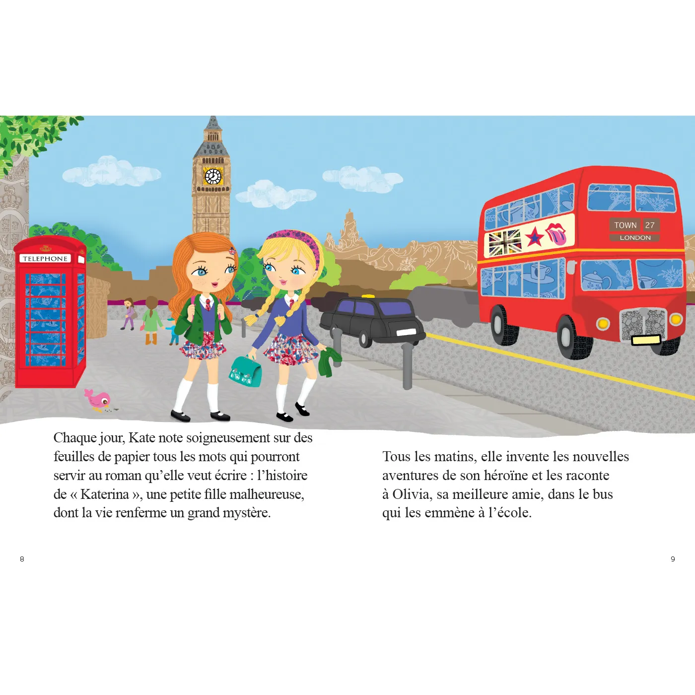 Frigobloc Minimiki carnet secret de Kate livre 6 ans